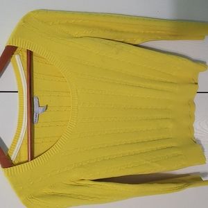 Yellow sweater
